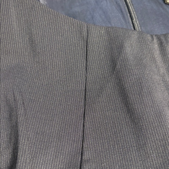 Hugo Boss Dajenata Navy Pinstripe Sleeveless Sheath Dress SZ US 4 EUC - Picture 6 of 6
